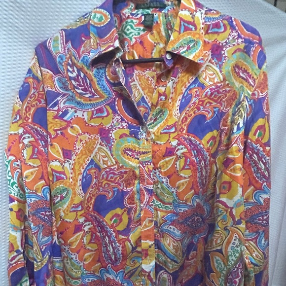 Ralph Lauren Tops - Ralph Lauren ladies multicolor size 1X